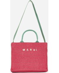 Marni - Basket Small Fabric Bag - Lyst