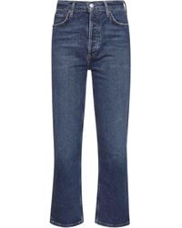 Agolde - Denim 90's Pinch Waist Crop Jeans - Lyst