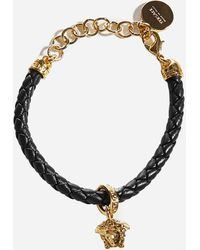 Versace Medusa-charm Leather Bracelet - Multicolor