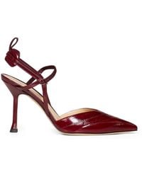 Fendi - Burgundy Very Colibri Slingback Pumps - Lyst