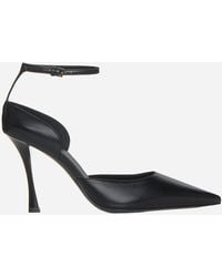 Givenchy - Show Leather Pumps With Stockings - Lyst