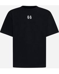 44 Label Group - Black Crinkle T-shirt - Lyst