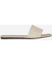 Givenchy - 4g Jacquard Flat Sandals - Lyst