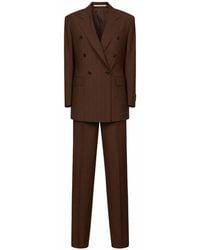 Tagliatore - Pinstriped Virgin Wool Double-Breasted Suit - Lyst