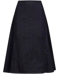 Jacquemus - The Lavoir De-Nîmes Denim Skirt - Lyst