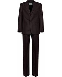 Dries Van Noten - Dark Wool Chevron Kiels Single-Breasted Suit<Br - Lyst