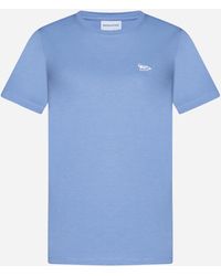 Maison Kitsuné - Baby Fox Patch Cotton T-shirt - Lyst