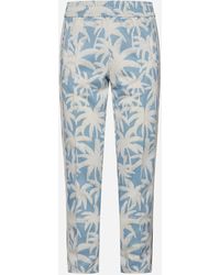 Palm Angels - All-over Palms Print Track Pants - Lyst