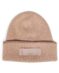 Jacquemus - Ribbed Knit The Gros Grain Beanie - Lyst