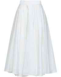 Blanca Vita - Lyocell Blend Geliux Midi Full Skirt - Lyst
