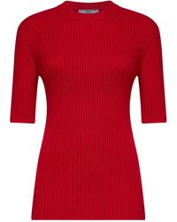Prada - English Rib Stitch Knit Virgin Wool Sweater - Lyst