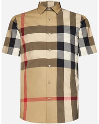 Burberry - Summerton Check Cotton Shirt - Lyst