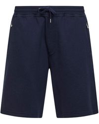 Brunello Cucinelli - Cobalt Double Fleece Bermuda Shorts - Lyst