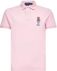 Polo Ralph Lauren - Garden Piqué Custom Slim-Fit Polo Bear Polo Shirt - Lyst