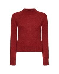 Dries Van Noten - Brique Alpaca-Blend Texas Crewneck Sweater - Lyst