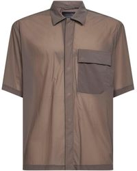 Herno - Dove Stretch Ripstop Short-Sleeved Shirt - Lyst