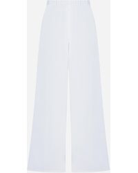 Max Mara - Navigli Cotton Trousers - Lyst