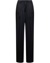 Dries Van Noten - Fluid Crepe Satin Portias Straight-Leg Trousers - Lyst