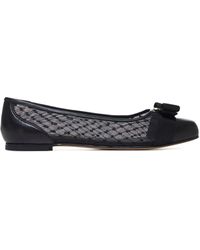 Ferragamo - Mesh Varina Ballet Flats - Lyst