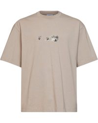 Off-White c/o Virgil Abloh - Cotton Jersey Spices Arrow Skate T-Shirt - Lyst