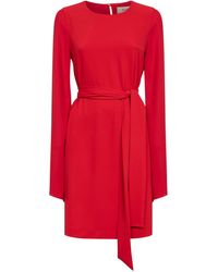 Blanca Vita - Fire Agira Short Dress With Georgette Sleeves - Lyst