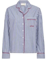 MC2 Saint Barth - Striped Poplin Astra Pajama-Style Shirt - Lyst