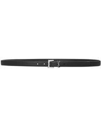 Saint Laurent - Ysl Logo Leather Belt - Lyst