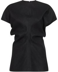 TOTEME - Basketweave Slouch Waist Top - Lyst