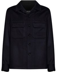ZEGNA - Oasi Cashmere Alba Overshirt - Lyst