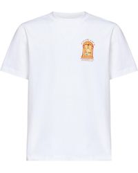 CASABLANCA - Jersey Hermons Mirage Arch Printed T-Shirt - Lyst