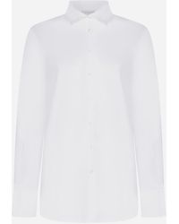 Blanca Vita - Catalpa Cotton-blend Shirt - Lyst