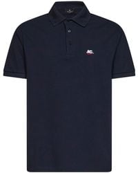 Etro - Cotton Piqué Pegaso-Embroidered Polo Shirt - Lyst