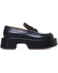 JW Anderson - Leather Platform Loafers - Lyst