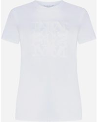 Max Mara - Taverna Logo Cotton T-Shirt - Lyst