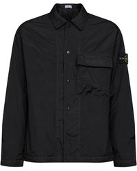 Stone Island - Crinkle Reps Ny Padded Overshirt - Lyst