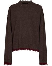 Uma Wang - Cashmere Sweater With Contrasting Trims - Lyst