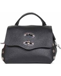 Zanellato - Borsa A Mano Postina Super Baby Nera - Lyst