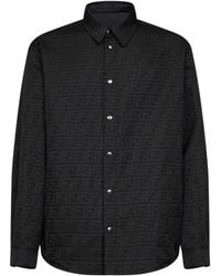 Fendi - Ff Zucca Jacquard Shirt Jacket - Lyst