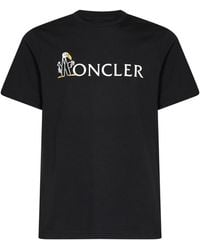 Moncler - Cotton Jersey T-Shirt With Logo - Lyst