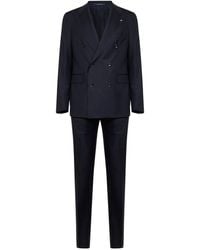 Tagliatore - Virgin Wool Vesuvio Double-Breasted Suit - Lyst