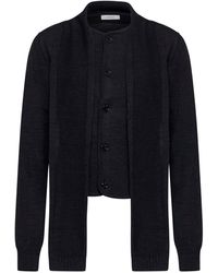 Lemaire - Twisted Cardigan With Scarf - Lyst