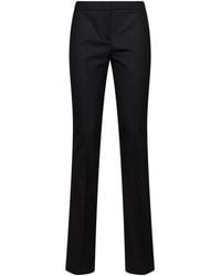 Blumarine - Stretch Wool-Blend Slim-Fit Flared Trousers - Lyst