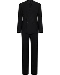Tagliatore - Stretch Virgin Wool Blend Double-Breasted Suit - Lyst
