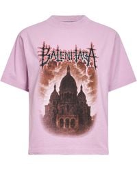 Balenciaga - Old Sacré Cœur Medium Fit T-Shirt - Lyst