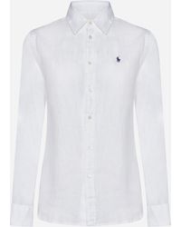 Polo Ralph Lauren - Logo Linen Shirt - Lyst