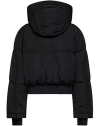 DIESEL 'w-peyt-short' Down Jacket, in Black | Lyst UK