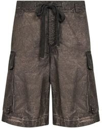 Uma Wang - Washed Jersey Bermuda Shorts - Lyst