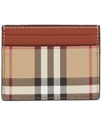 Burberry - Archive Check Credit Card Holder - Lyst