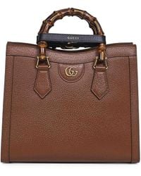 Gucci - Tan Diana Medium Shopping Bag - Lyst