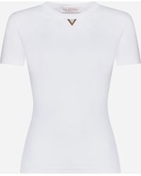 Valentino - Cotton T-shirt - Lyst